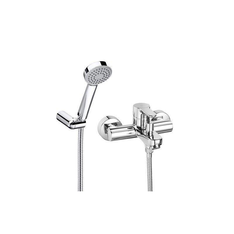 Bateria wannowo-natryskowa ścienna ROCA MALVA 1-uchwyt. 2-otworowa chrom