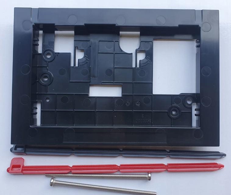 Przycisk spłukujący TECE loop podwójny do WC z tworz sztucz czarny połysk