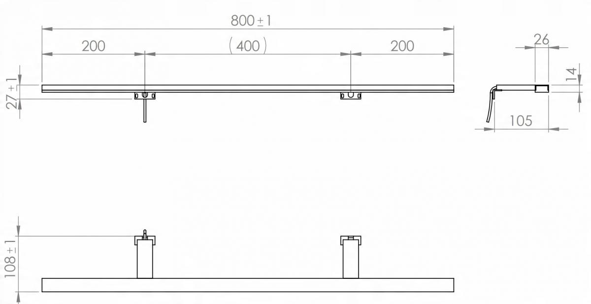 Kinkiet LED ESTHER 80 /IP44/ ELITA