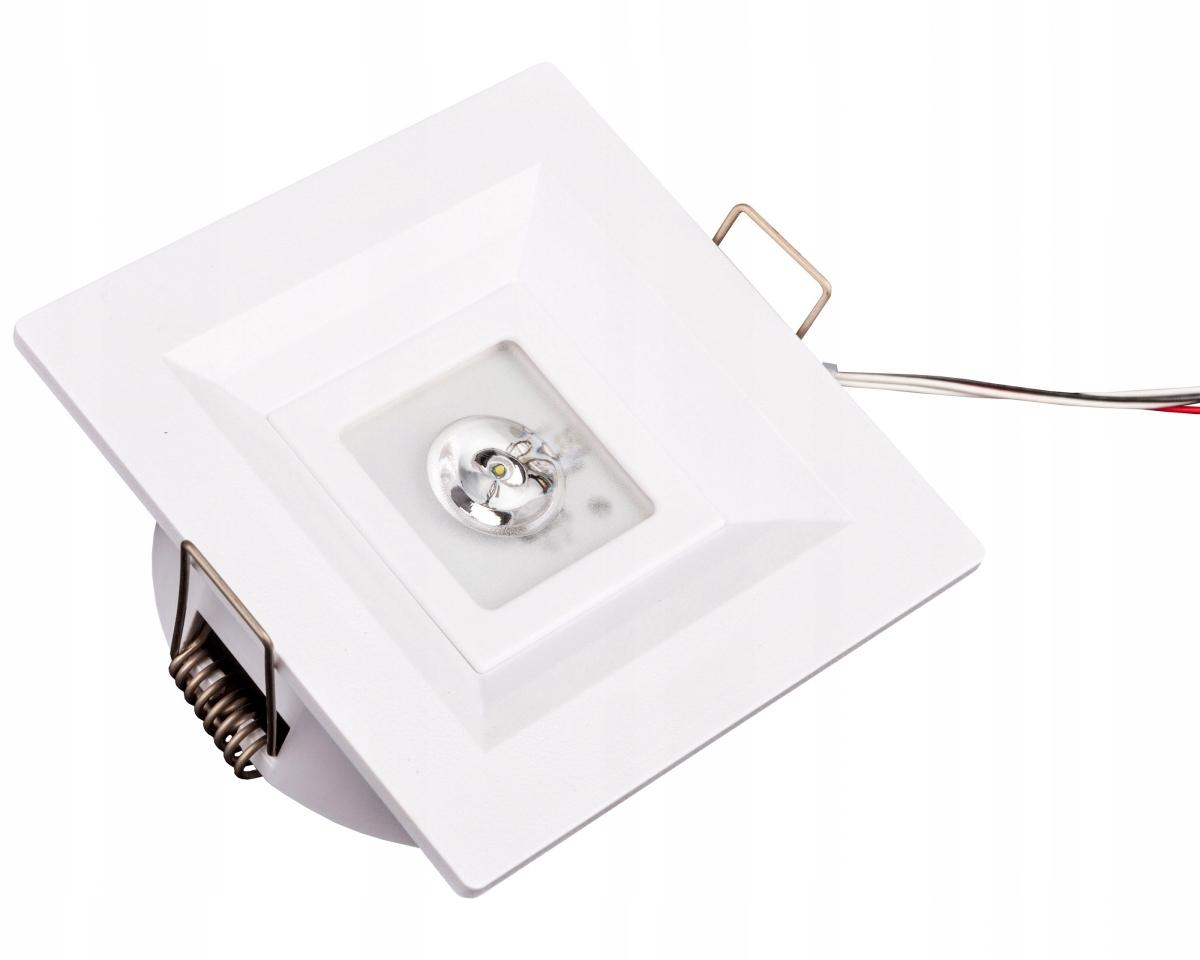 AWEX Oprawa LOVATO P ECO LED 1W (optyka otwarta) 3h jednozadaniowa biała