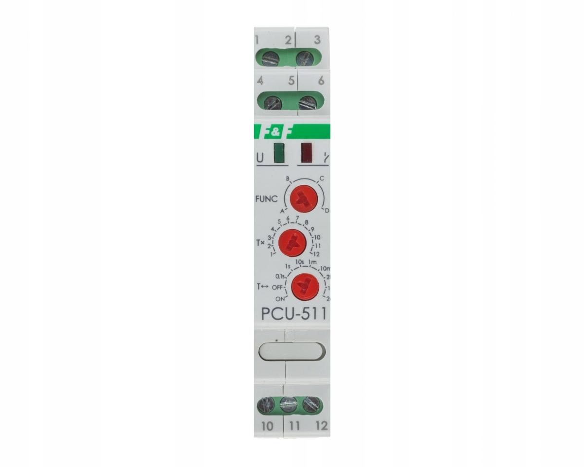 Przek.czasowy 230V AC / 24 V AC/DC uniwersalny zakres czasowy 0,1s÷24h Un=2