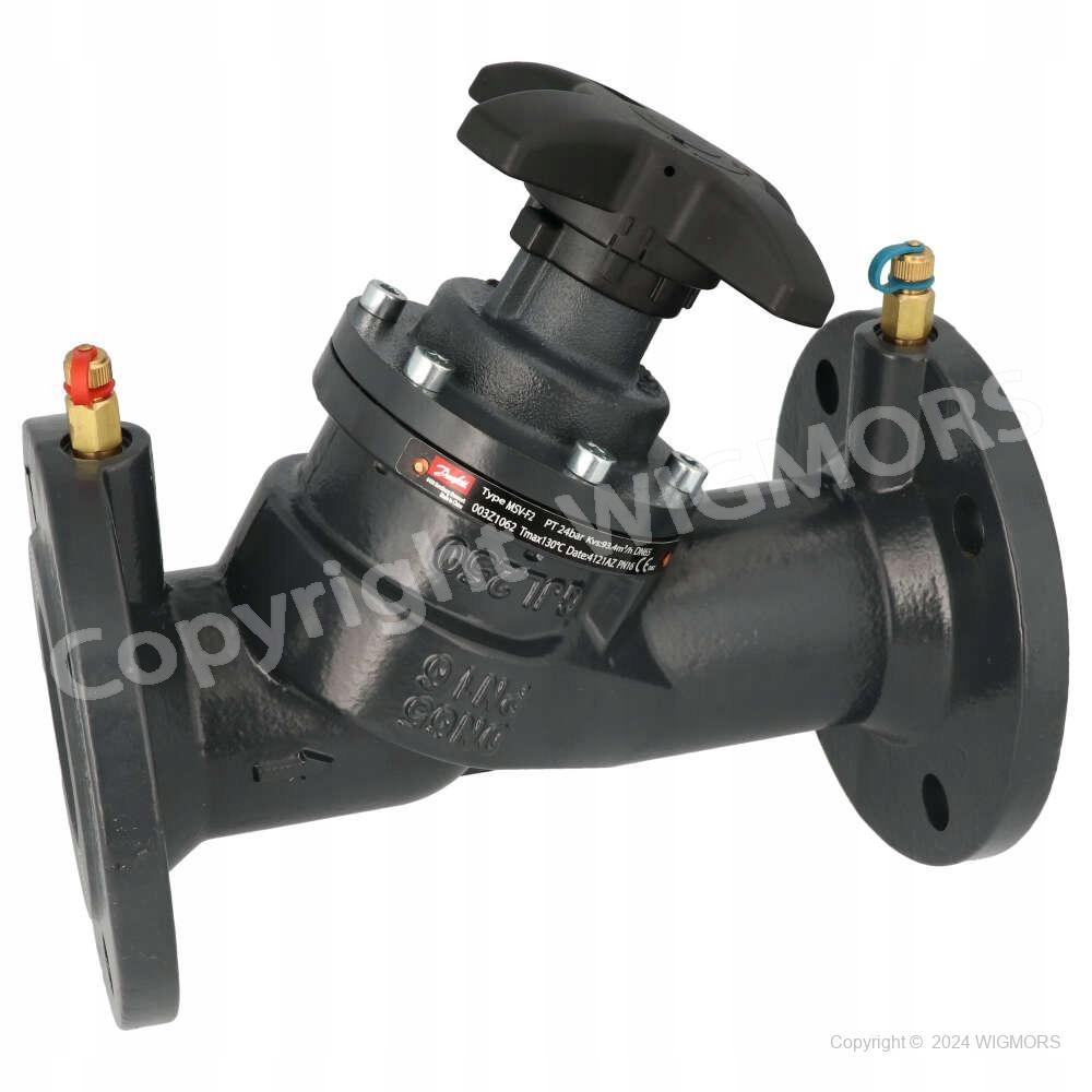 DANFOSS Ręczny zawór równoważącyMSV-F2 ze złączkami pomiarowymi, rozmiar