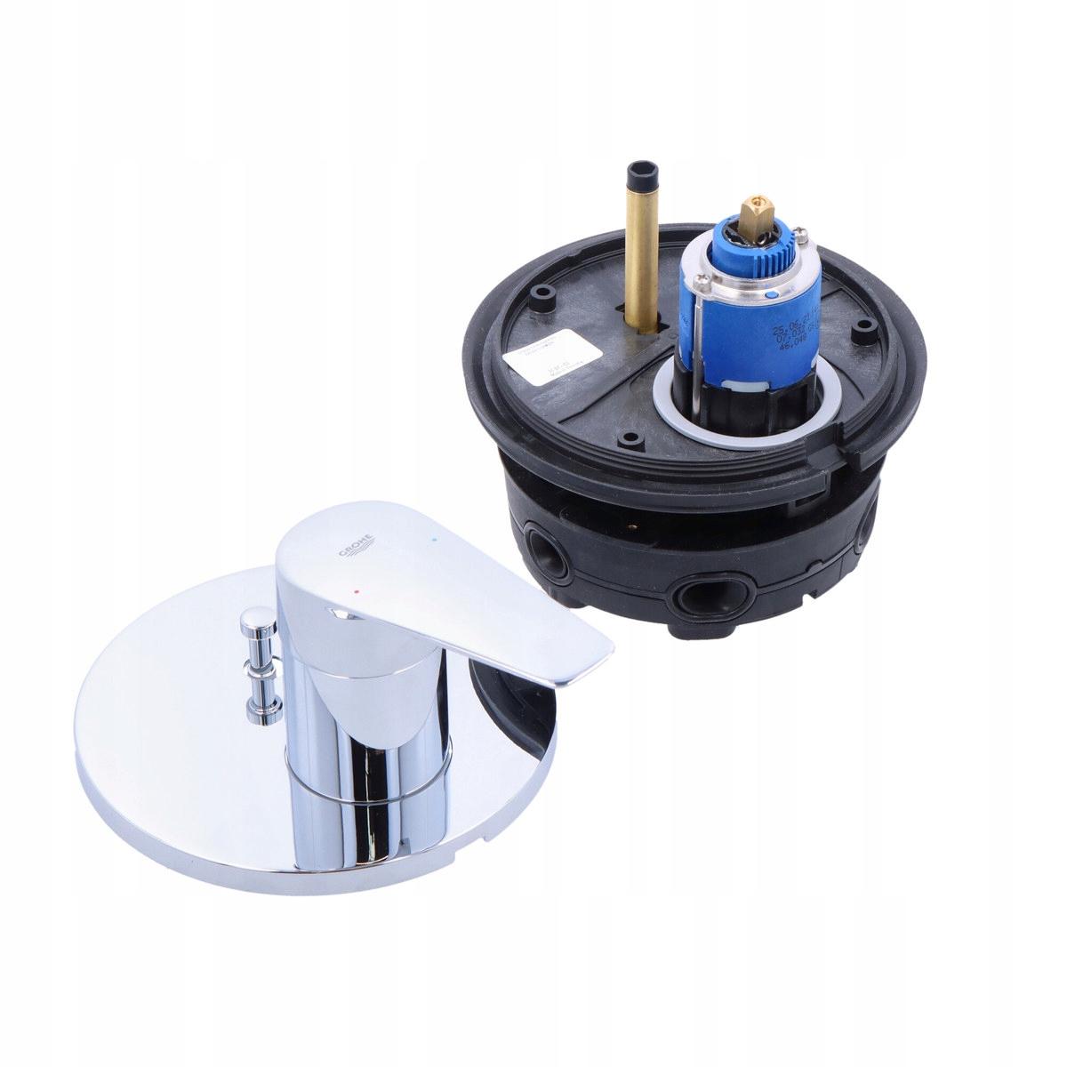 GROHE Bateria podtynkowa jednouchwytowa BauEdge do obsługi dwóch wyjść wody