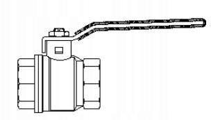 OVENTROP Zawór kulowy OPTIBAL DN25