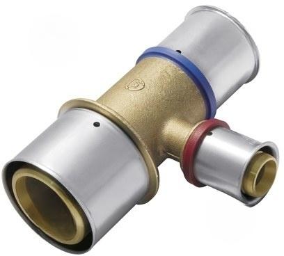 Trójnik redukcyjny mosiężny ultraPRESS - 25/25/20