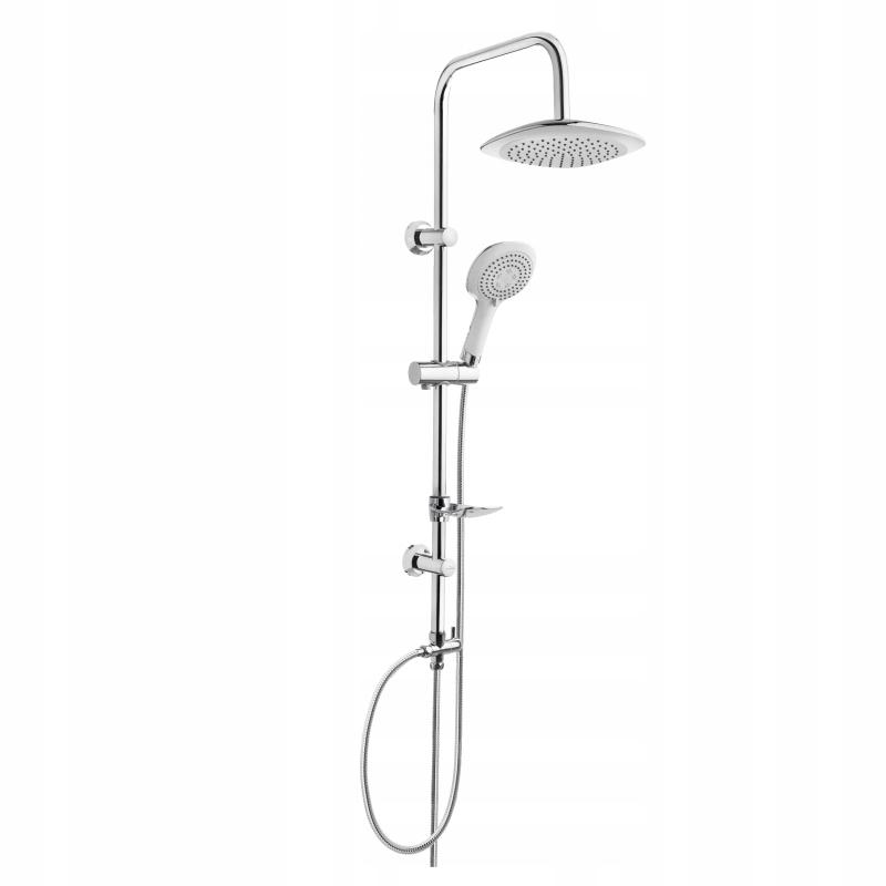 Bateria umywalkowa INVENA DOKOS BIAŁY CHROM 48h