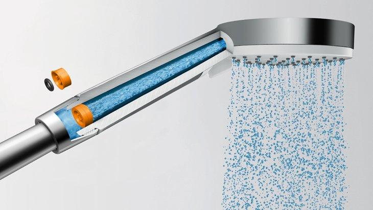 Bateria wannowo-prysznicowa dwuuchwytowa ścienna Hansgrohe Logis srebrny