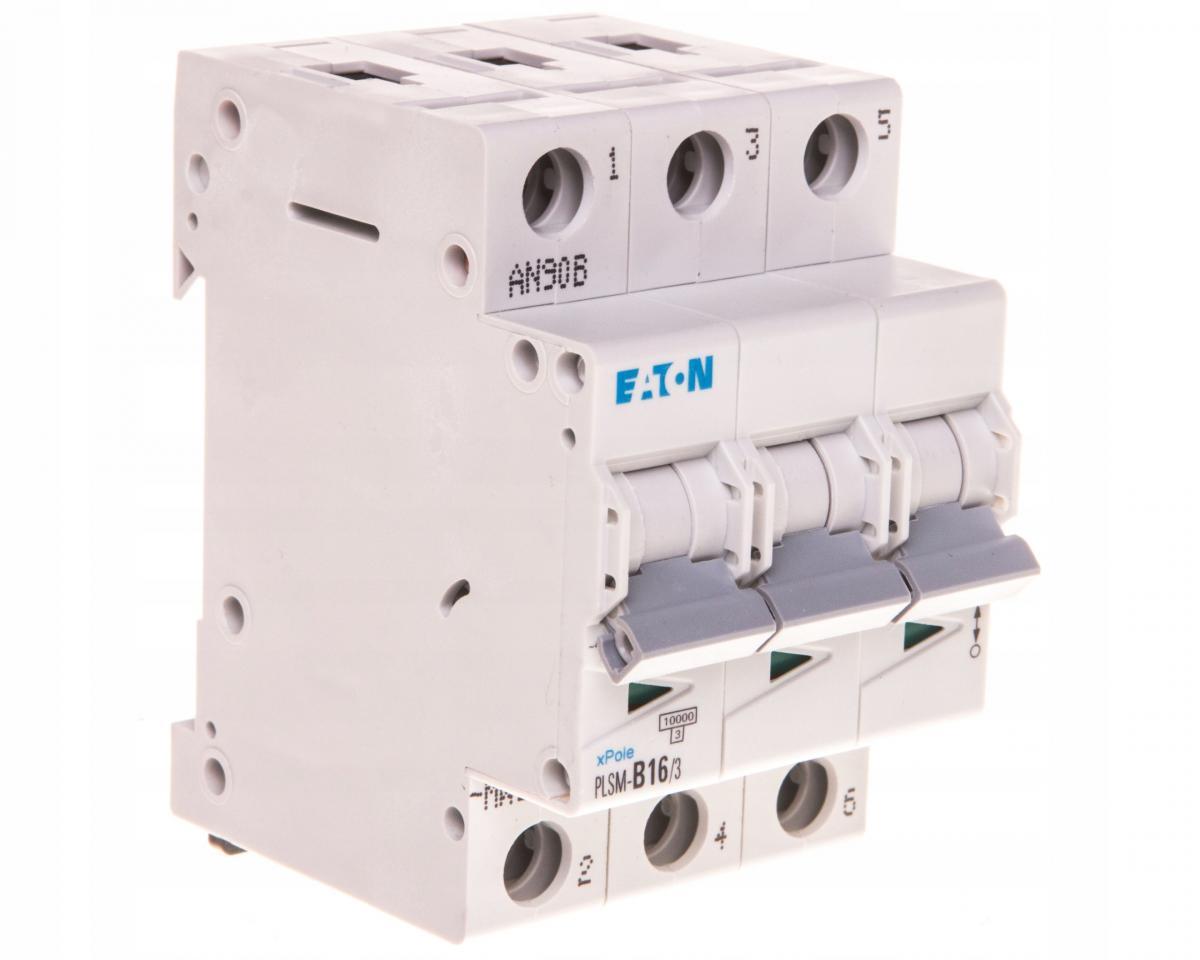 EATON Wyłącznik nadprądowy 3-biegunowy PLSM-B16/3-MW