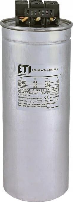 ETI LPC 30 kVAr, 440V, 50HZ Kondensator