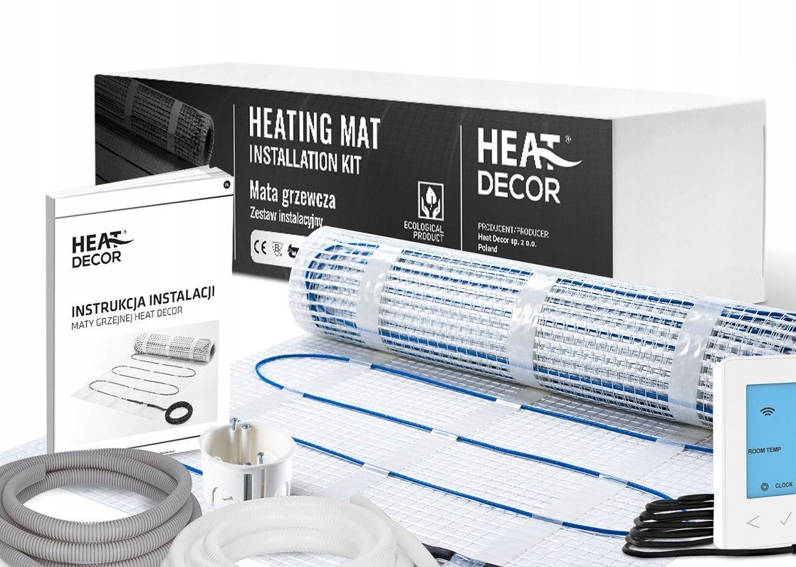 Zestaw maty grzewczej HD-mat 150 W/m2, szerokość 50 cm bez termostatu 3 m2