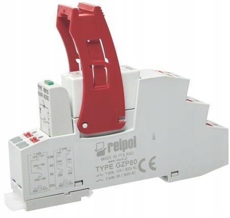 Przekaźnik interfejsowy Push-in 2P, 8A, 24 V AC PI84-024AC-M91G-PS-2012