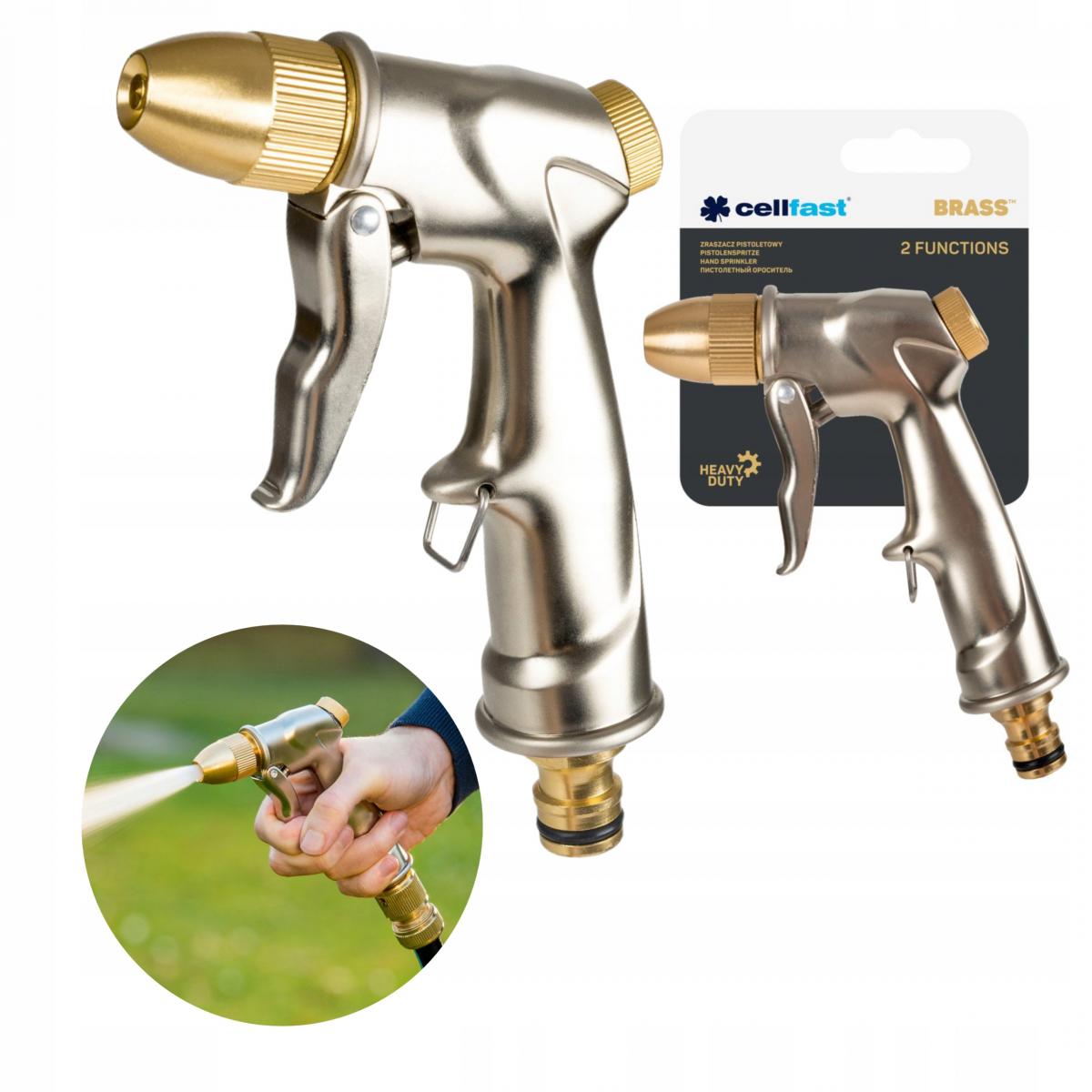 CELLFAST Zraszacz pistoletowy mosiądz BRASS /etykieta/