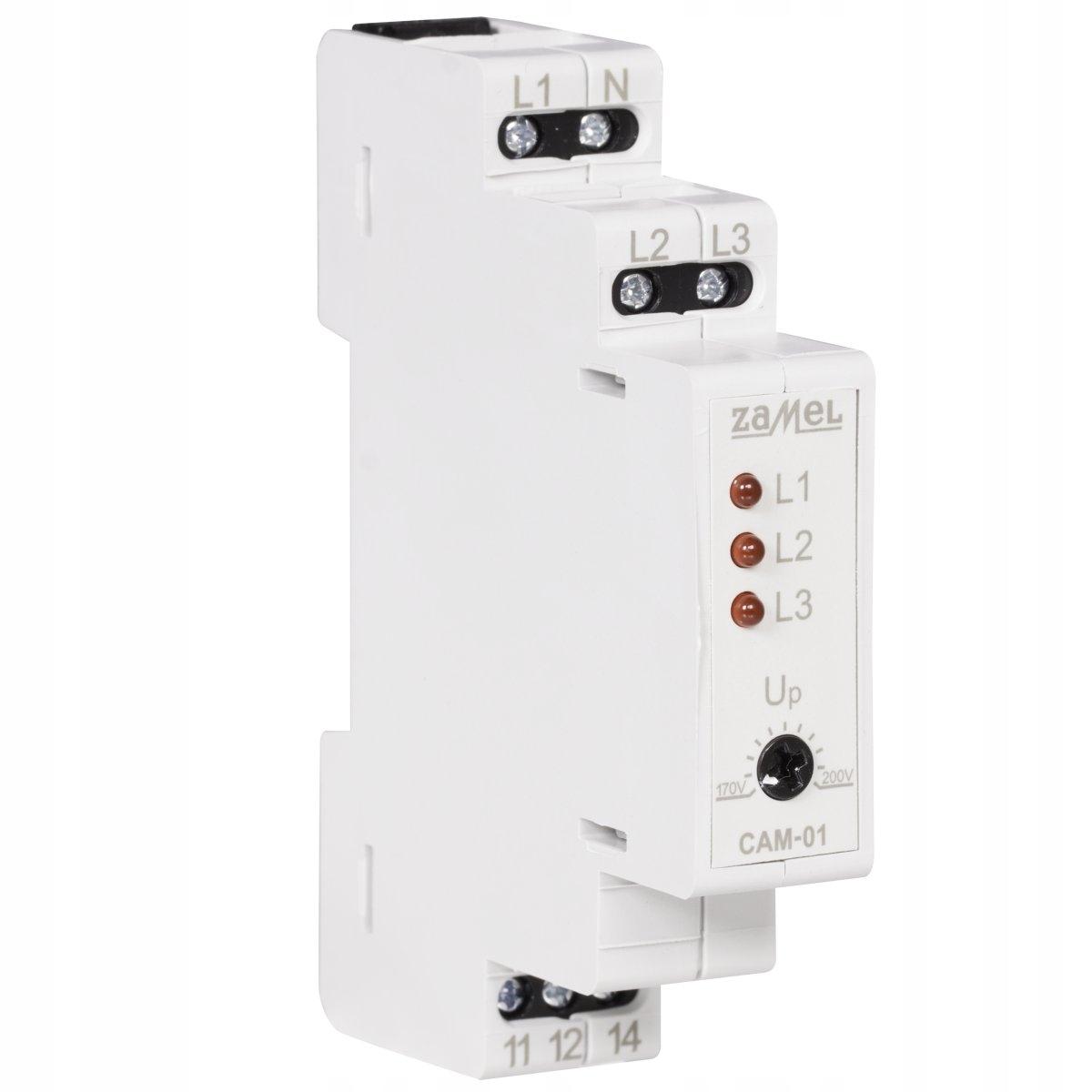 ZAMEL Czujnik asymetrii FAZ 230/400V AC Typ: CAM-01