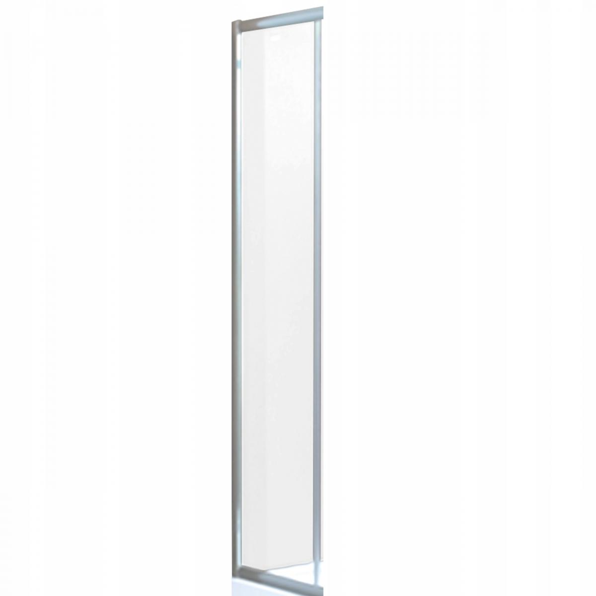 INVENA SZYBA BOCZNA DO KABINY PARLA SZKŁO CLEAR 80X80 PROFIL CHROM