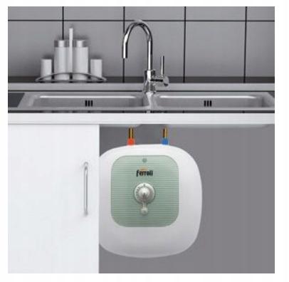 Ferroli Podgrzewacz CUBO SG 15 podumywalkowy 48h