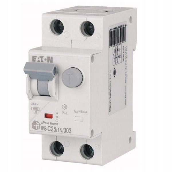 EATON Wyłącznik kombinowany 6kA typ AC HNB-B16/1N/003