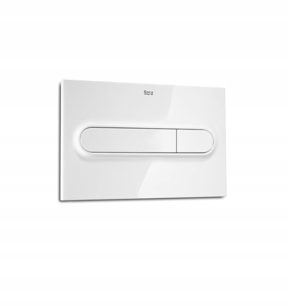 Przycisk spłukujący ROCA PL1 2-funkc do syst DUPLO ONE biały połysk