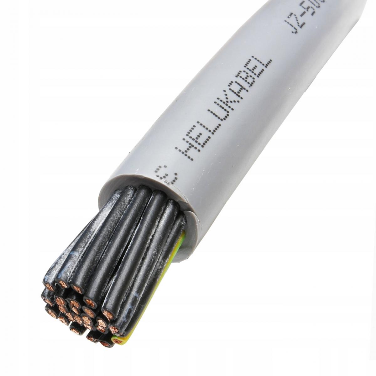 HELUKABEL Przewód sterowniczy JZ-500 25G1,5 500V żyły czarne, numerowane