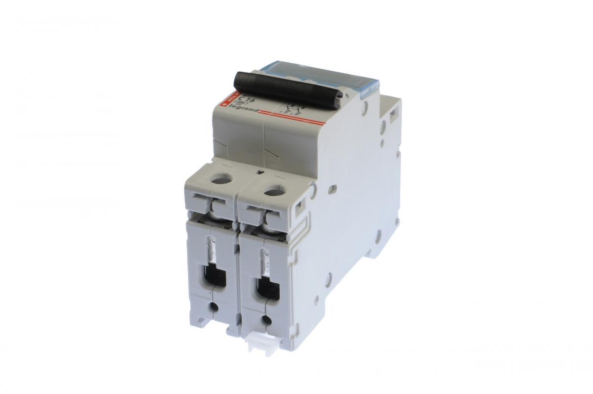 LEGRAND Wyłącznik nadprądowy S 302 2P C 16A 6000A TX3