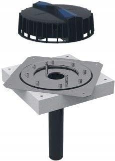 GEBERIT Wpust dachowy Geberit Pluvia z kołnierzem mocującym d56 DAF