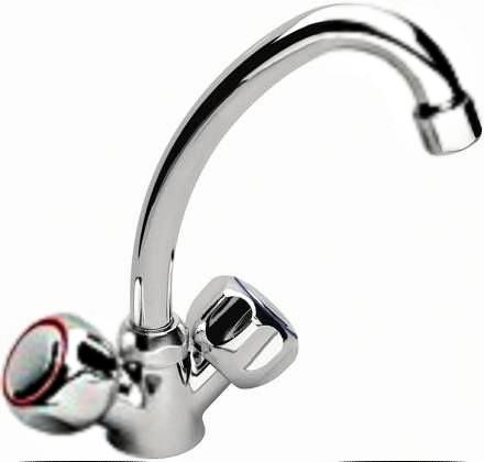 FERRO Bateria umywalkowa Standard stojąca, chrom