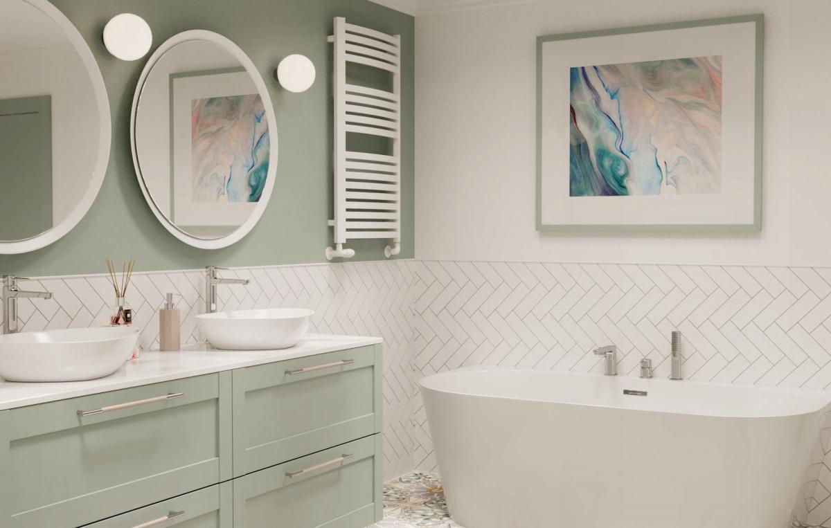 INVENA BATERIA WANNOWA 3 OTWOROWA GLAMOUR INVENA TREND CHROM