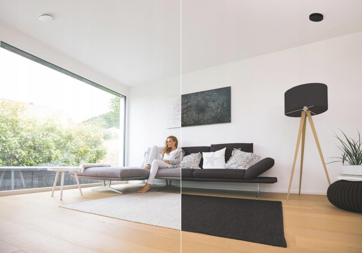ZEHNDER Anemostat wywiewny ComfoValve Luna E125, Black