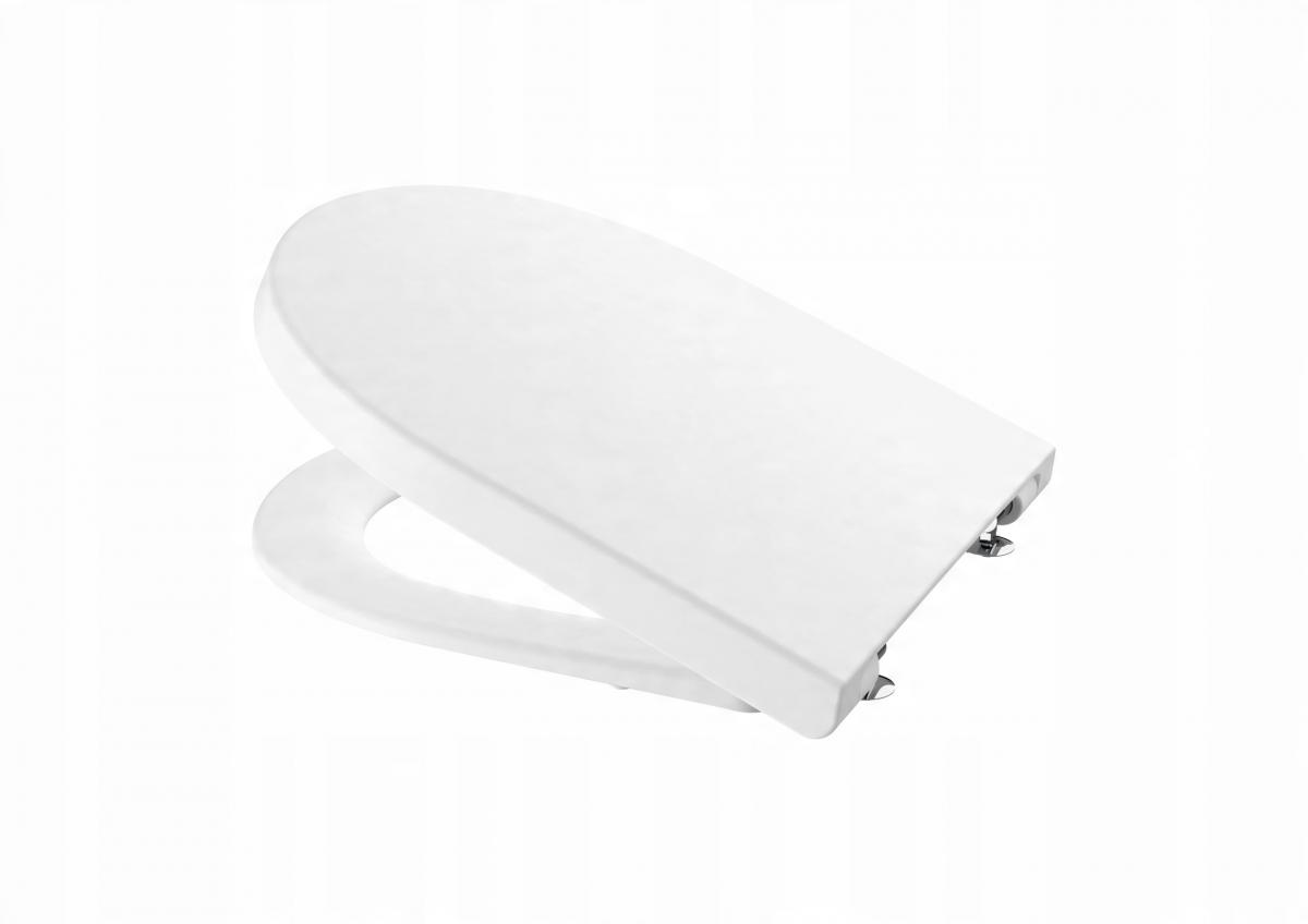 Deska WC GAP ROUND Wolnoopadająca Supralit Biały ROCA[5]