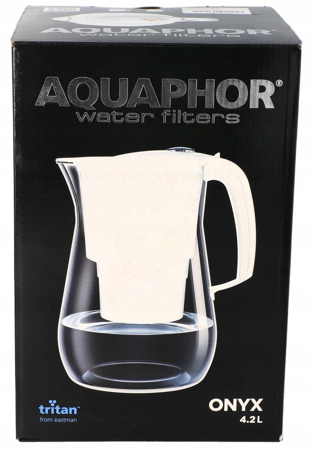 Dzbanek filtrujący Aquaphor Onyx biały + wkład Aquaphor B100-25 Maxfor