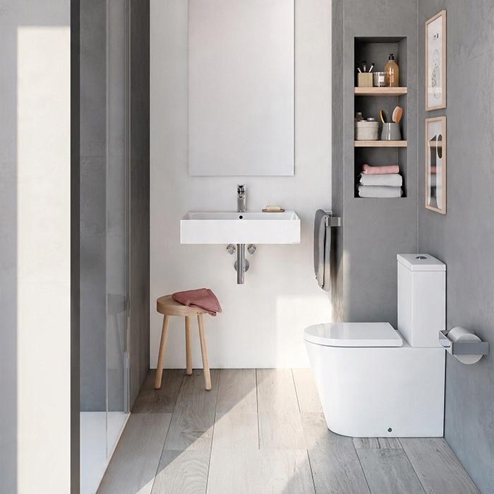 Umywalka ścienna INSPIRA 60x49 cm z/otw ROCA