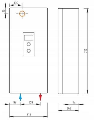 Kocioł elektryczny KOSPEL EKCO.L3-4/6/8 kW 48h