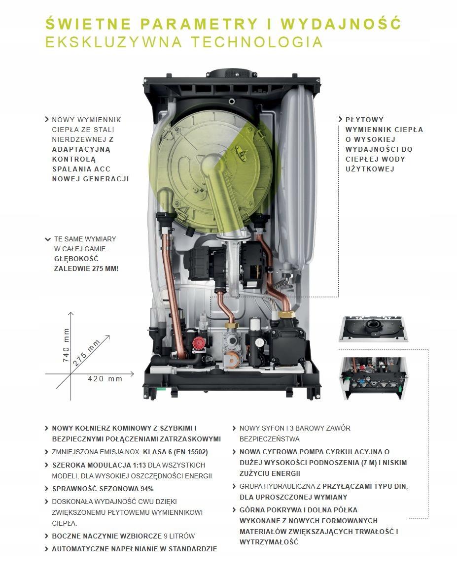 Kocioł kondensacyjny gazowy MYNUTE EVO-X 30 R jednofunkcyjny