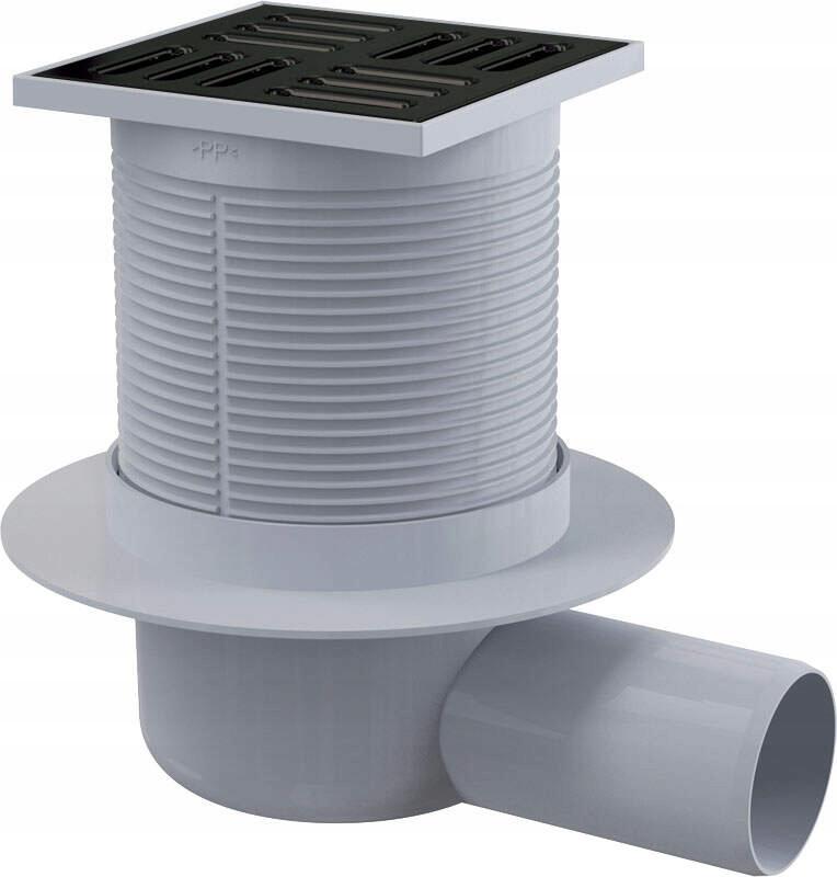 DEANTE ODPŁYW PUNKTOWY, KRATKA, NERO.105X105 M