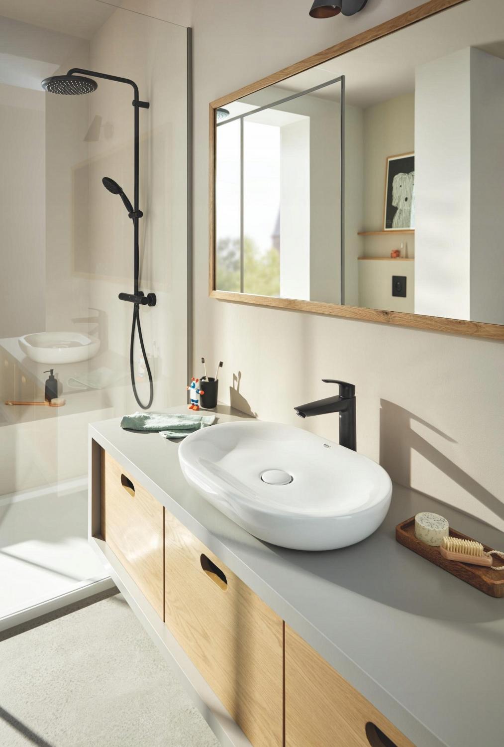 Bateria umywalkowa stojąca GROHE Eurosmart Cosmopolitan 1-uchw 1-otw. Chrom