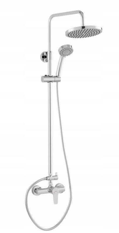 FERRO Zestaw natryskowy RITTO z baterią natryskową BTR7U, chrom