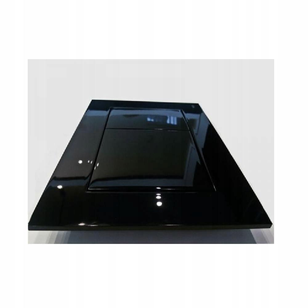 Przycisk spłukujący TECE now z tworz do WC czarny połysk 220x150x5 mm