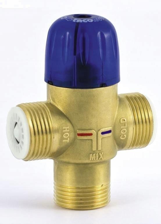 Termostatyczny Zawór Mieszający, Bez Zaworów Zwrotnych, Novamix Value 70 FS