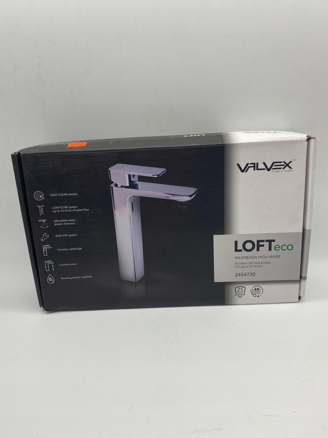 VALVEX Bateria umywalkowa Valvex Loft stojąca jednootworowa wysoka chrom