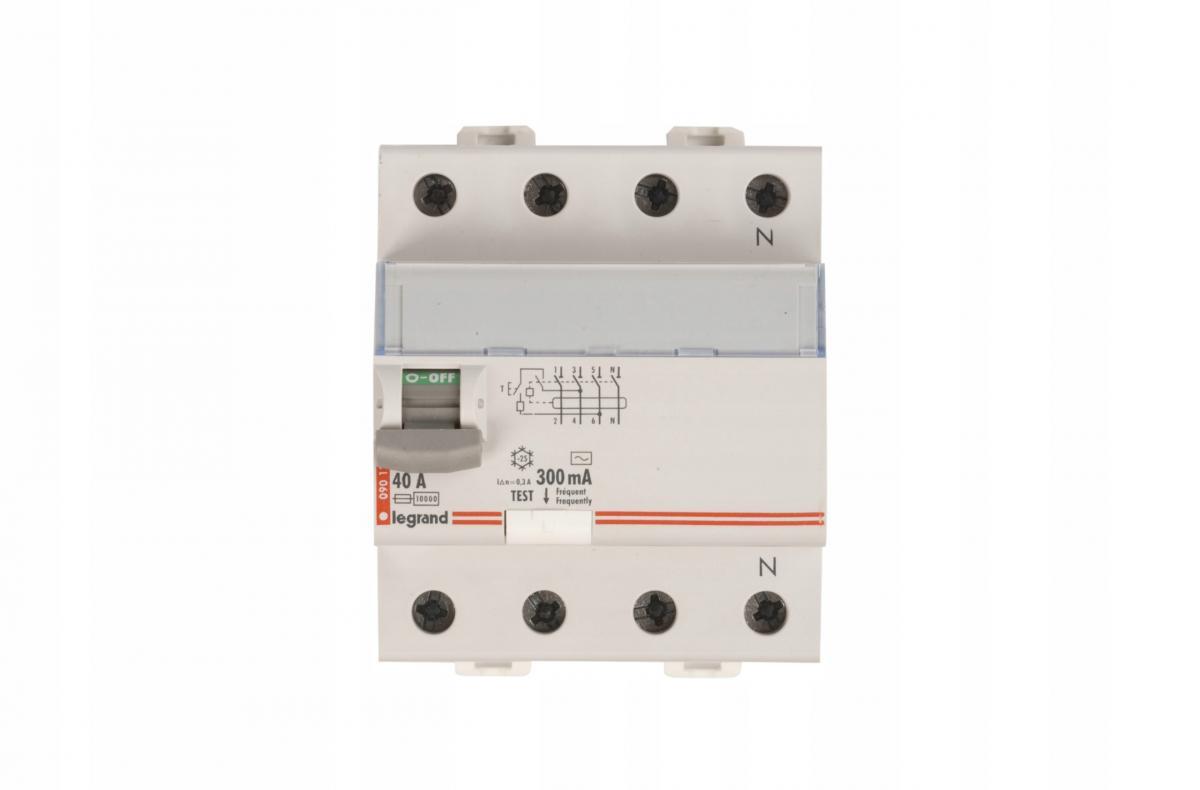 LEGRAND Wyłącznik różnicowoprądowy P304 4P 40A 300MA TYP AC TX3