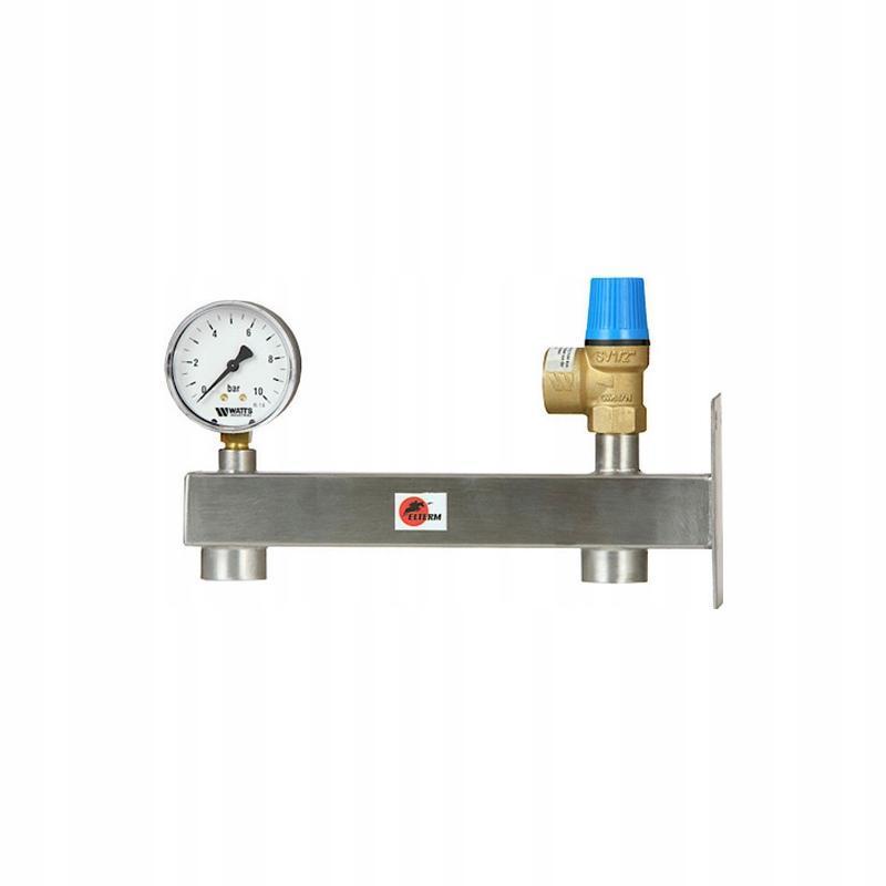 Elterm Grupa bezpieczeństwa c.w.u. INOX 6 bar 48h