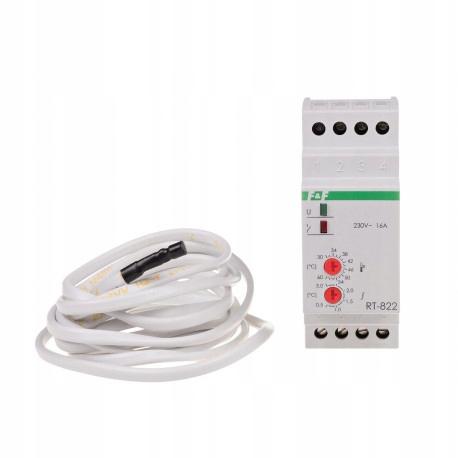Regulator temperatury RT-822 z sondą w kmpl. zakres regulacji temp.: 30÷60°