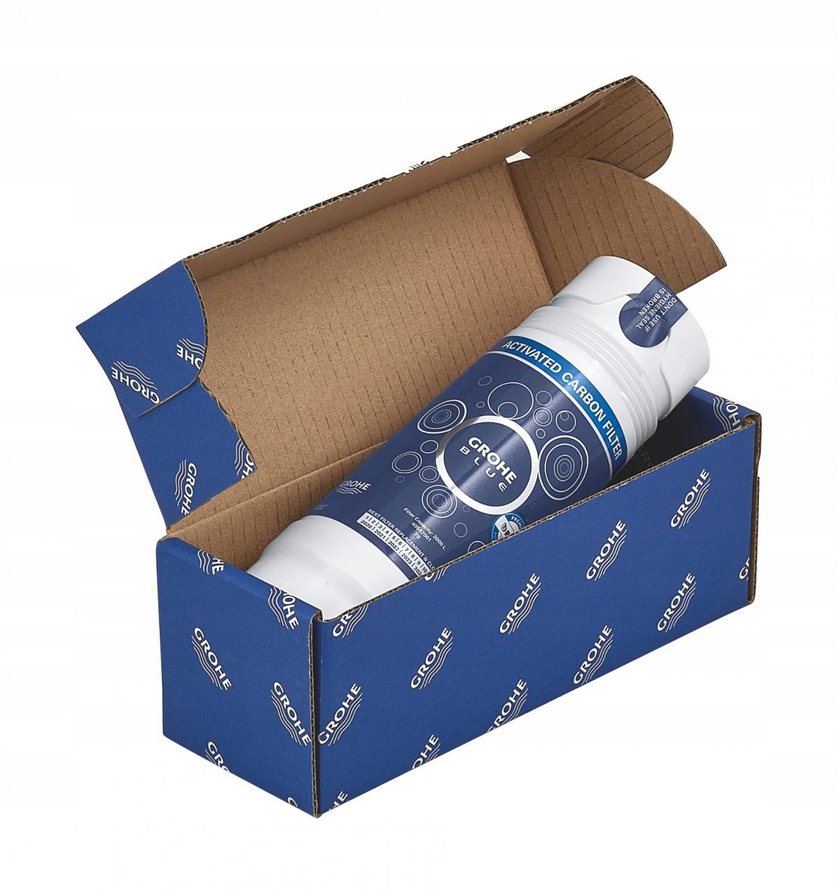 GROHE Filtr z węglem aktywnym wydajność 3000 L GROHE Blue chrom