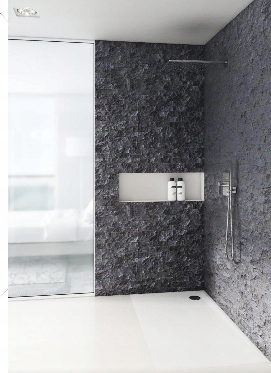 SCHEDPOL Brodzik kompozytowy Etrusco Stabilsound Plus 80x100x3 cm prostokąt