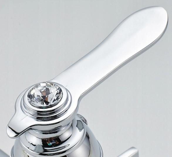 INVENA BATERIA WANNOWA VERSO Z DŁUGĄ WYLEWKĄ I ZESTAWEM NATRYSKOWYM