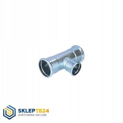 KAN-therm Trójnik redukcyjny Steel - 88.9/66.7/88.9