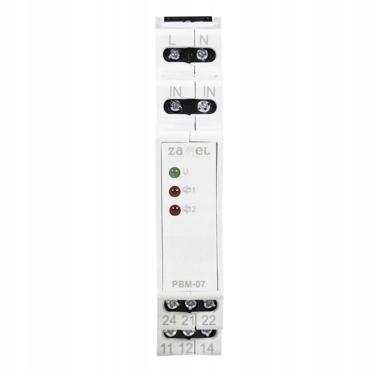 ZAMEL Przekaźnik bistabilny 2-pole 230V AC PBM-07