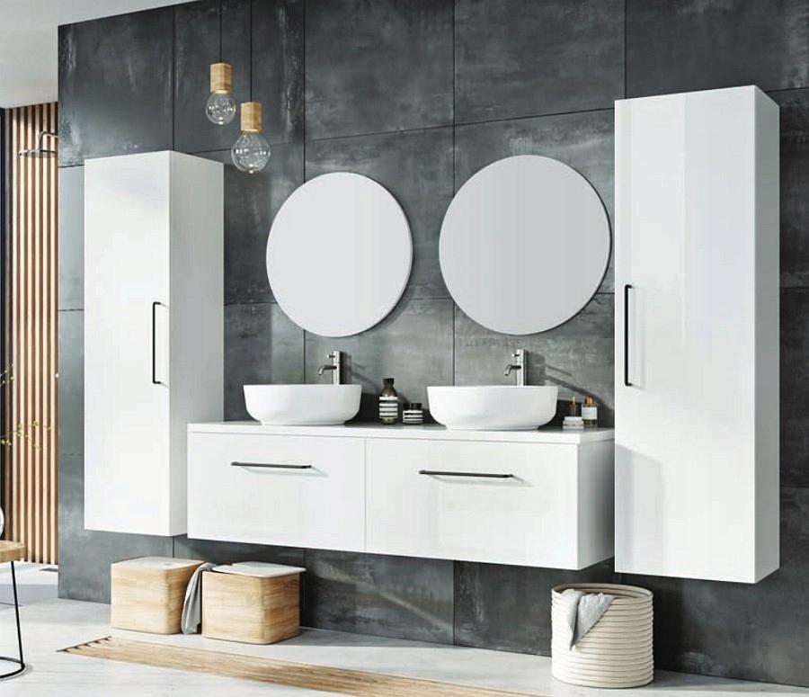 Szafka 900 x 456 x 370 mm white 1 szuflada ELITA Futuris 90 1S