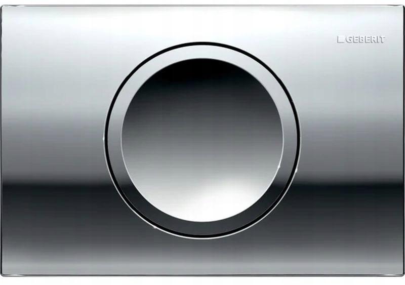 Przycisk uruchamiający GEBERIT Delta15 okrągły przedni chrom błyszczący