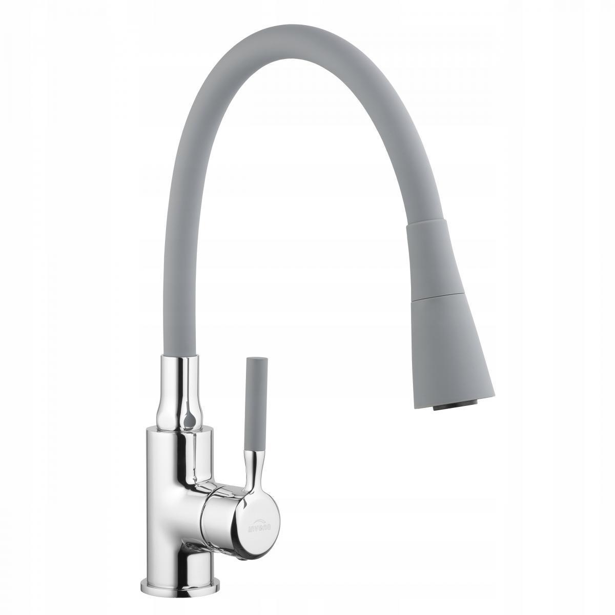 Bateria zlewozmywakowa INVENA POGO SZARA 48h