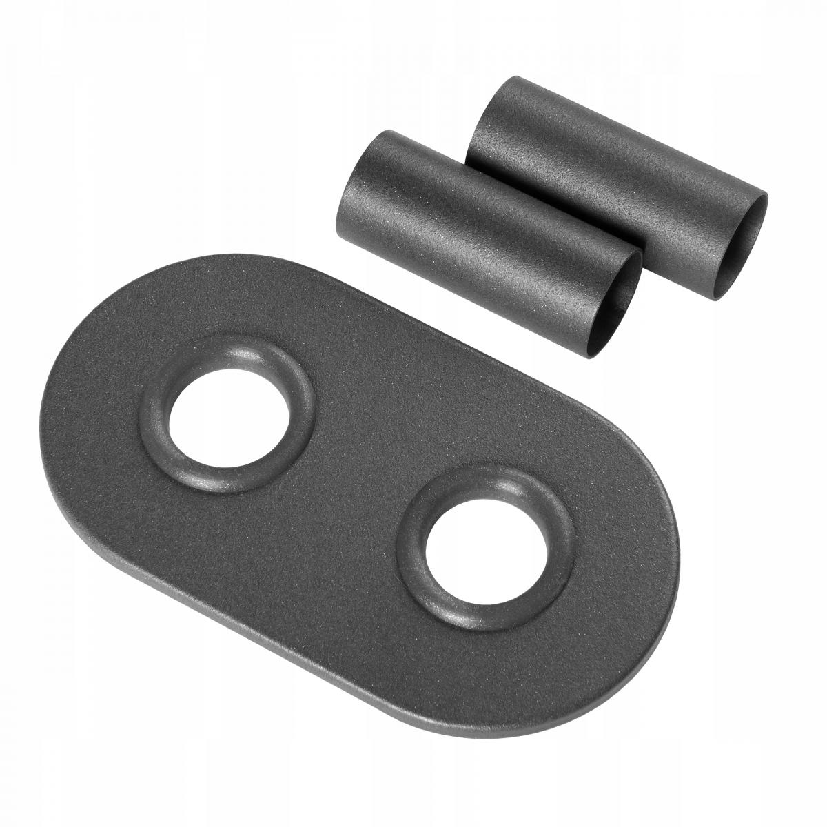 INVENA GRZEJNIK ŁAZ. 540X1200 + KPL. DUOPLEX + MASKOWNICA PODW. - GRAFITOWY